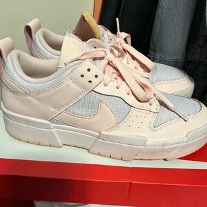 Pink Nike sneakers